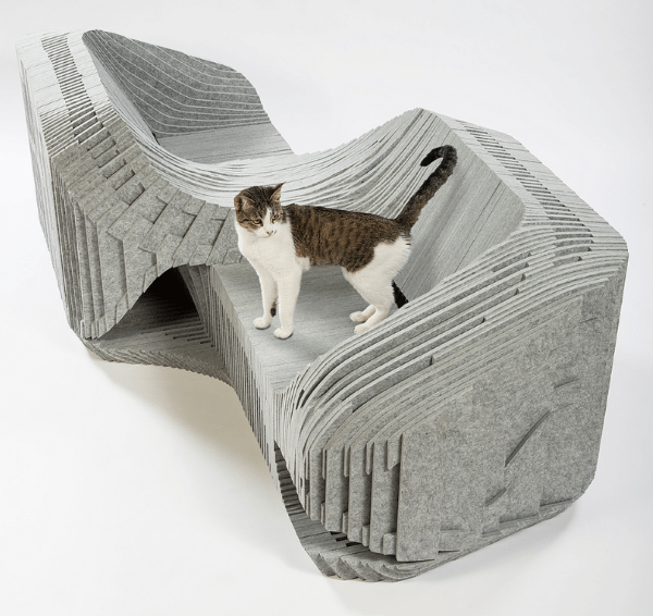 Домик-кресло из переработанного сырья Cat-à-Tête