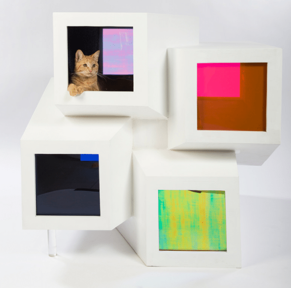Кошачий домик с разноцветными линзами Catleidoscope
