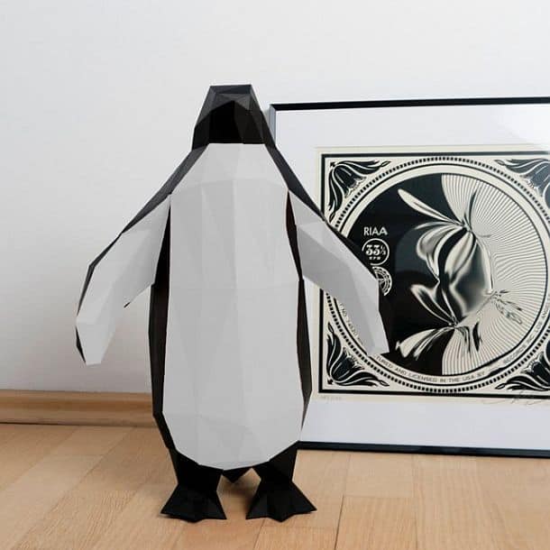 Бумажный конструктор «Пингвин»