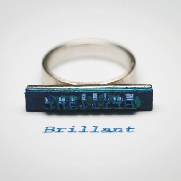 Перстень с печатью «Brilliant»
