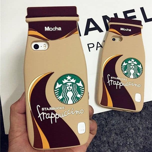 Чехол для смартфонов в форме бутылочки кофе Starbucks