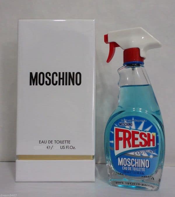 Туалетная вода Moschino Fresh во флаконе в виде моющего средства