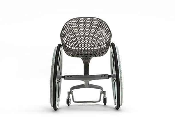 Анатомическая инвалидная коляска GO, распечатанная на 3D принтере