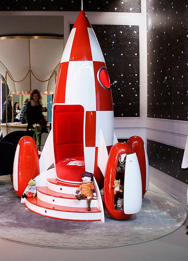 Модульное детское кресло для игровой комнаты «Ракета»