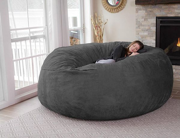 Большой мешок-диван в виде фасолины