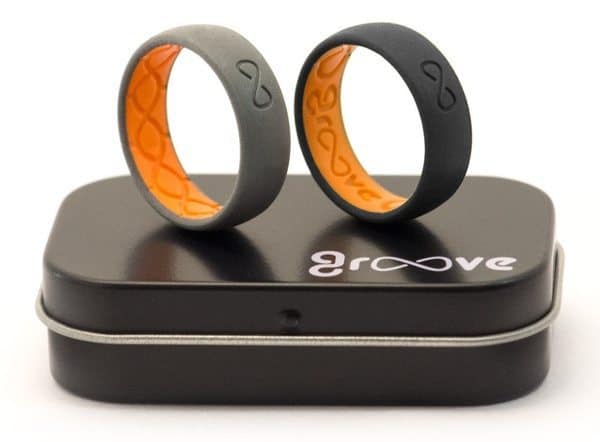 Обручальное кольцо из силикона Groove