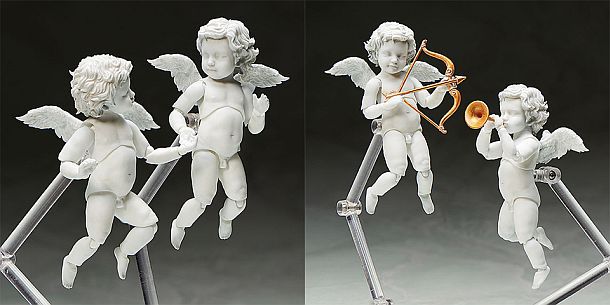 Подвижные статуэтки ангелочков