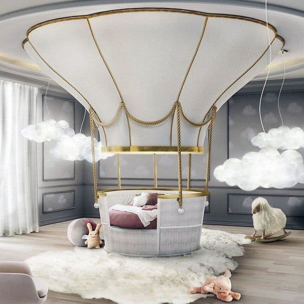 Диван-кровать в форме корзины воздушного шара Fantasy