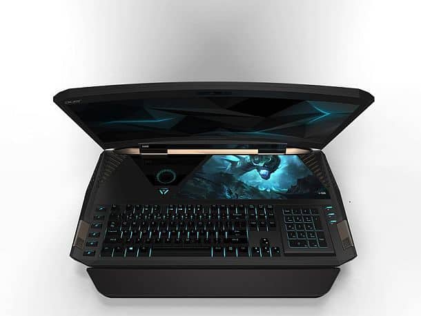 Ноутбук с вогнутым экраном Acer Predator 21 X
