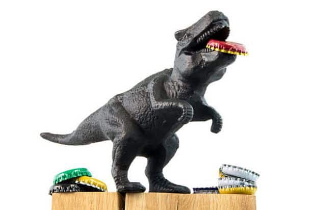 Чугунная открывалка для бутылок в виде динозавра T-Rex