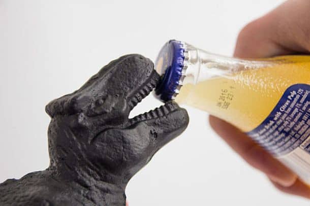 Чугунная открывалка для бутылок в виде динозавра T-Rex