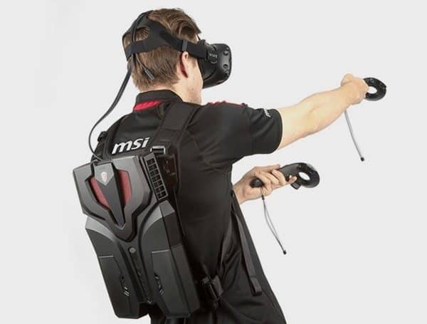 Компьютер для виртуальной реальности в форме рюкзака от MSI