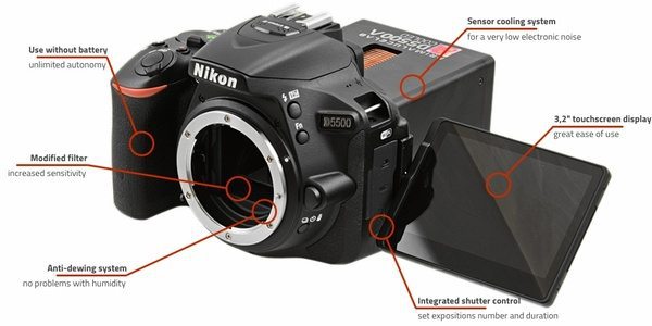 Фотокамера Nikon D5500a с мощной системой охлаждения