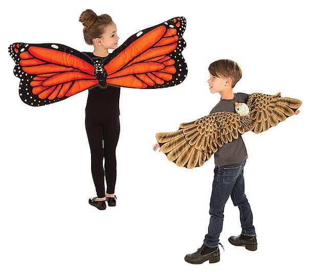 Плюшевые крылья для детей