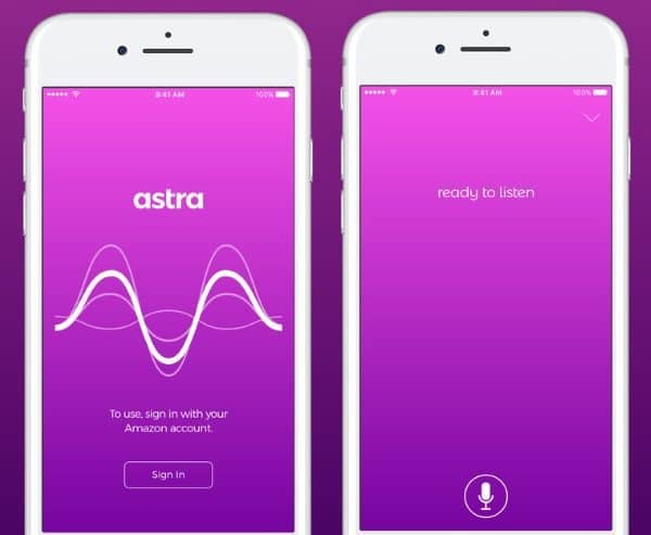 Astra - голосовой помощник Alexa для iOS