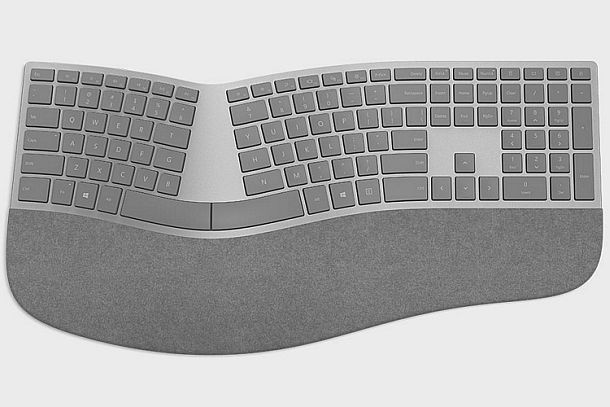 Беспроводная эргономичная объемная клавиатура Microsoft