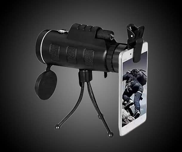 Монокуляр Zoomable 60X Monocular с креплением для смартфона