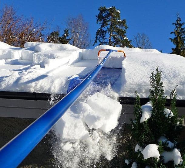 Прибор Avalanche для удаления снега с крыши
