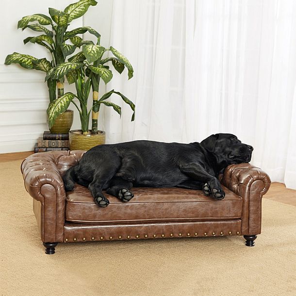 Роскошный стеганый диван для собак Wentworth