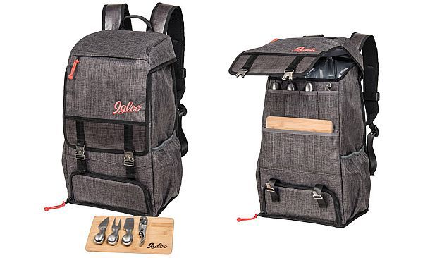 Рюкзак для пикников и путешествий Igloo с набором столовых аксессуаров