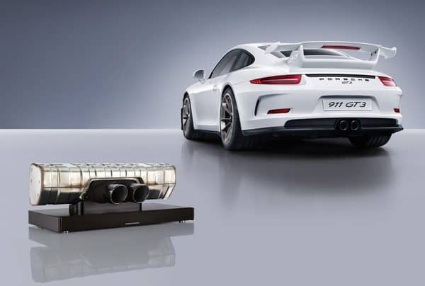 Звуковая система в виде выхлопной системы Porsche 911