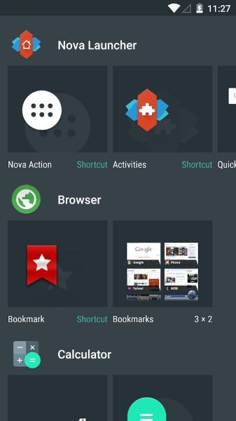Nova Launcher - лаунчер для Android