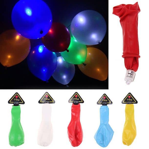 Надувные шары с LED-элементами