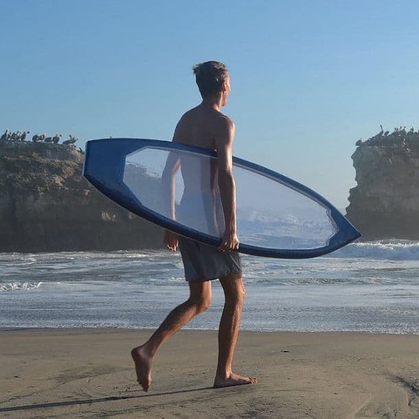 Прозрачная доска для серфинга Clear Surfboard