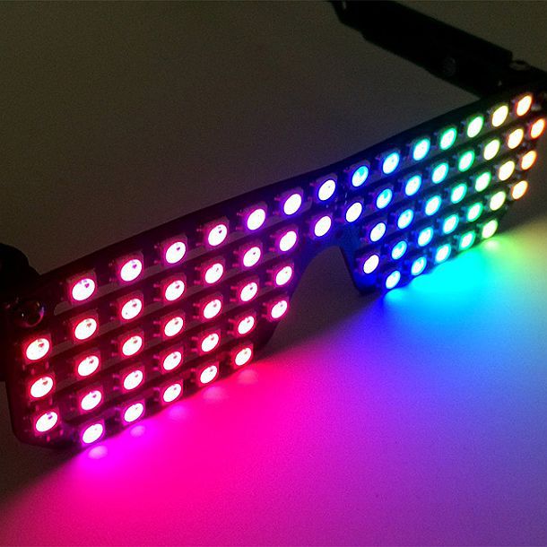 Светодиодные очки RGB Shades