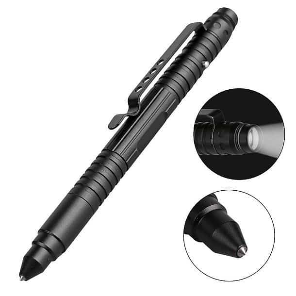 Тактический мультиинструмент - ручка с фонариком KevenAnna