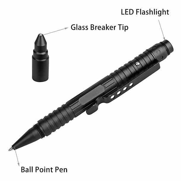 Тактический мультиинструмент - ручка с фонариком KevenAnna