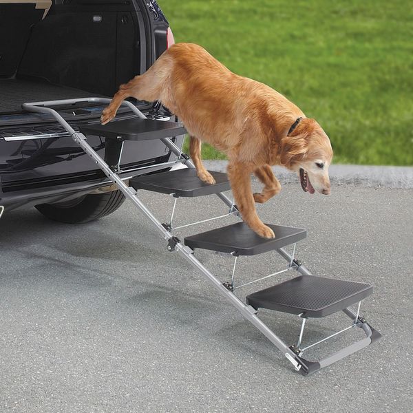 Портативная лестница для погрузки собак в багажник
