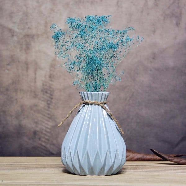 Керамические вазы в виде бумажных мешочков