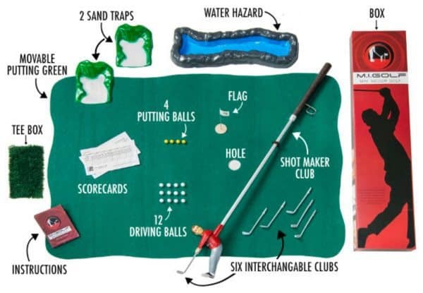 Набор для мини-гольфа с необычной клюшкой