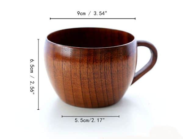 Деревянная кружка для чая/кофе