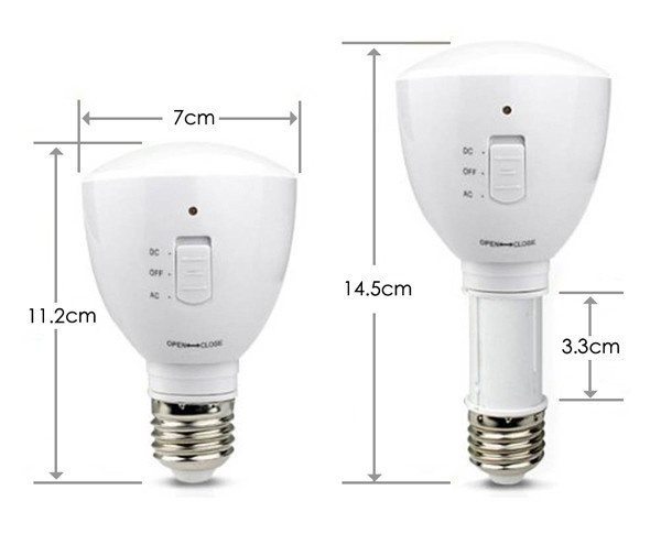 LED-лампочка со встроенным аккумулятором