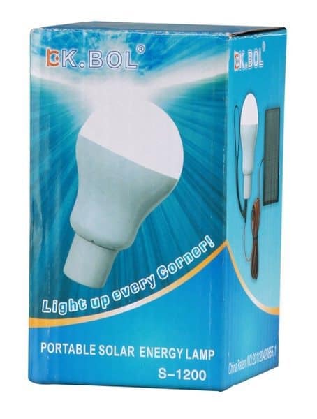 Кемпинговая LED-лампа с питанием от солнечной панели