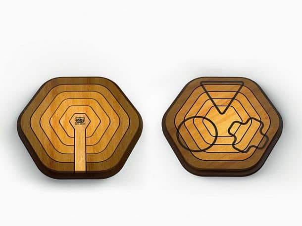 Дизайнерская деревянная головоломка Echo