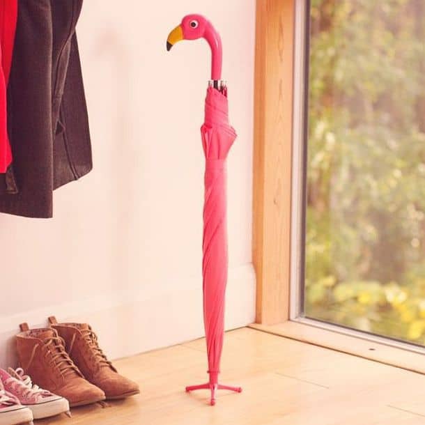 Зонтик с подставкой «Фламинго»