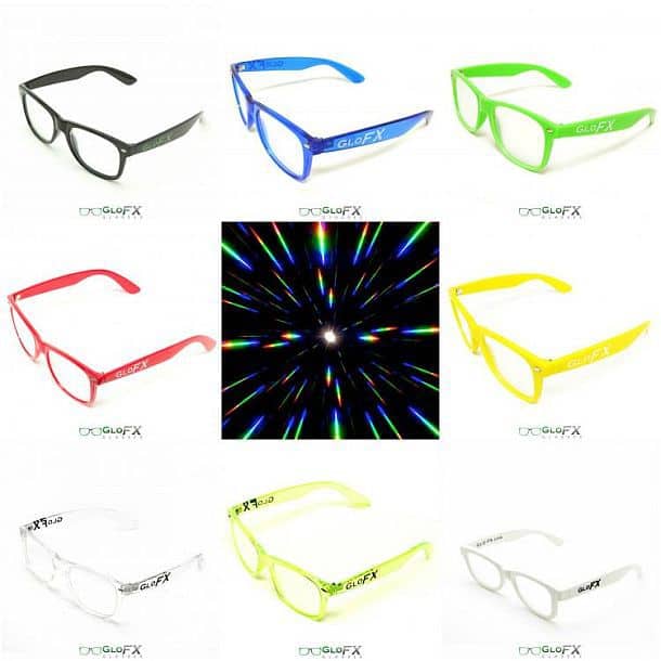 Очки для яркой вечеринки GloFX Diffraction