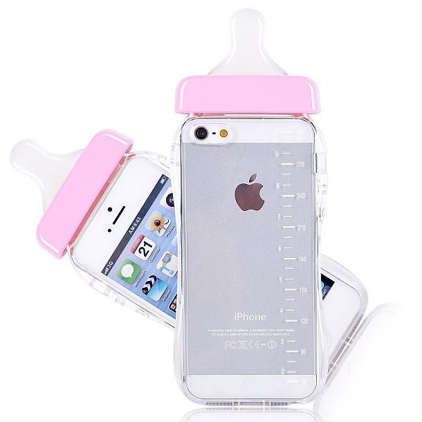 Чехол для iPhone 5-5S в форме детской бутылочки