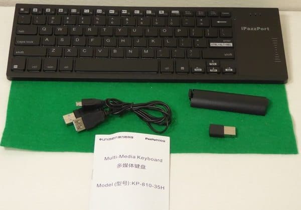 Беспроводная клавиатура iPazzPort с подсветкой и тачпадом