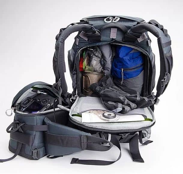 Рюкзак с поворачивающимся модулем для фотоаппарата