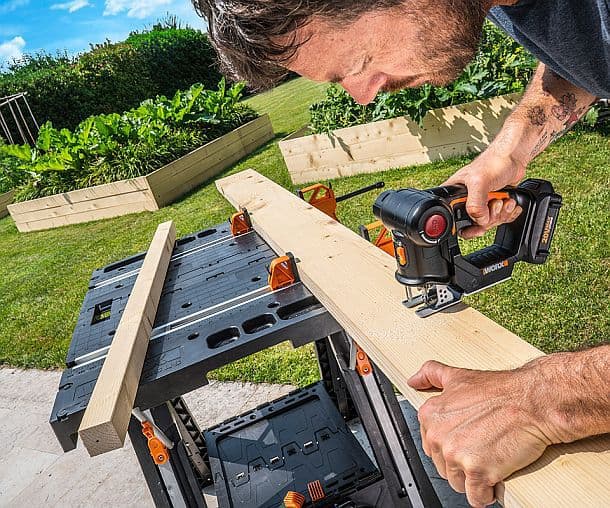 Сабельно-лобзиковая беспроводная пила Axis Saw от компании WORX