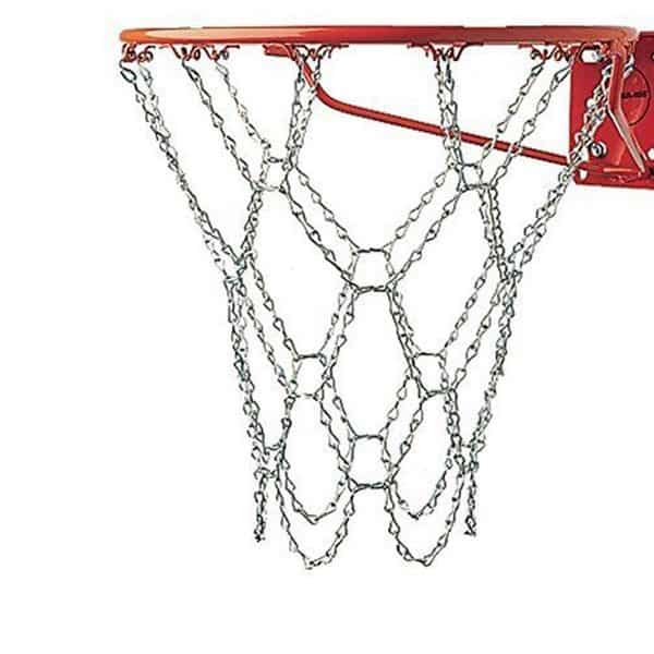 Баскетбольная сетка из металлических цепочек