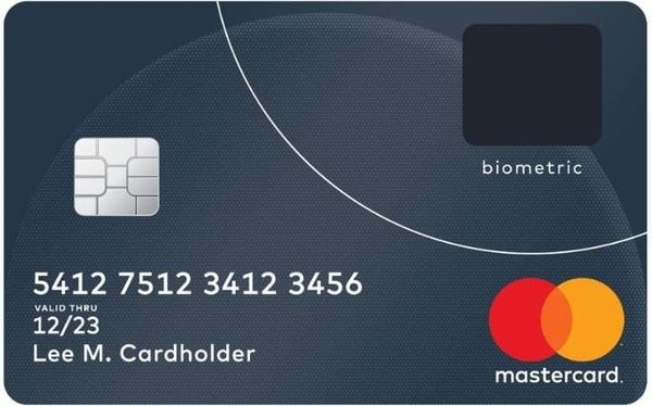 Биометрическая банковская карта от MasterCard
