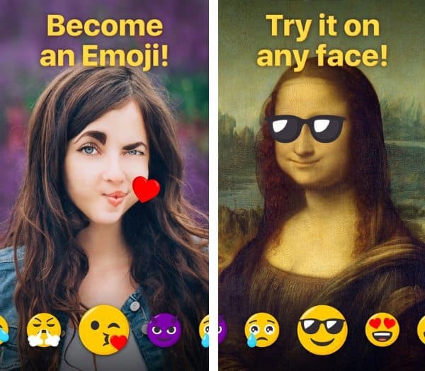 Emoji - приложение для редактирования селфи в эмодзи-стиле