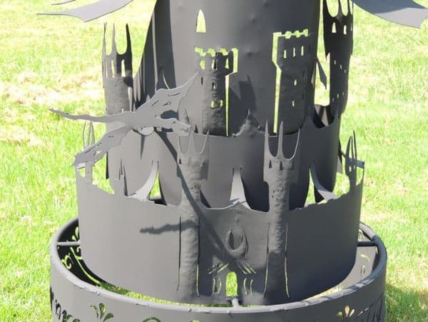 Вертикальный очаг в виде башни Саурона