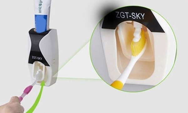 Набор для гигиены полости рта: держатель щёток и диспенсер пасты