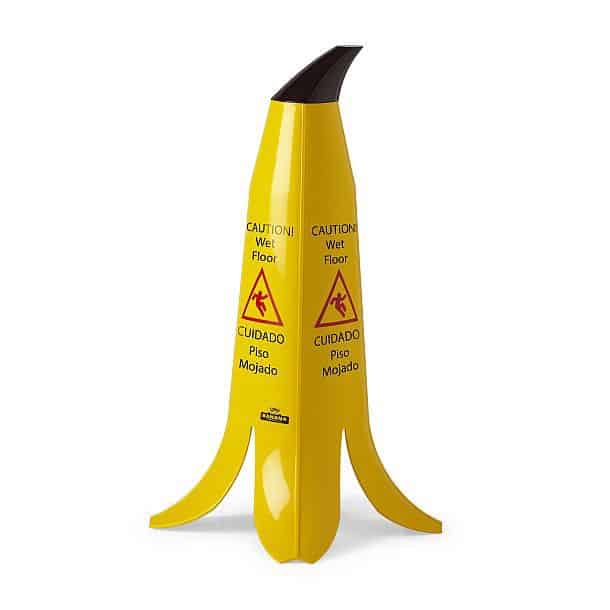 Броские и забавные предупредительные знаки в виде банана Banana Cones